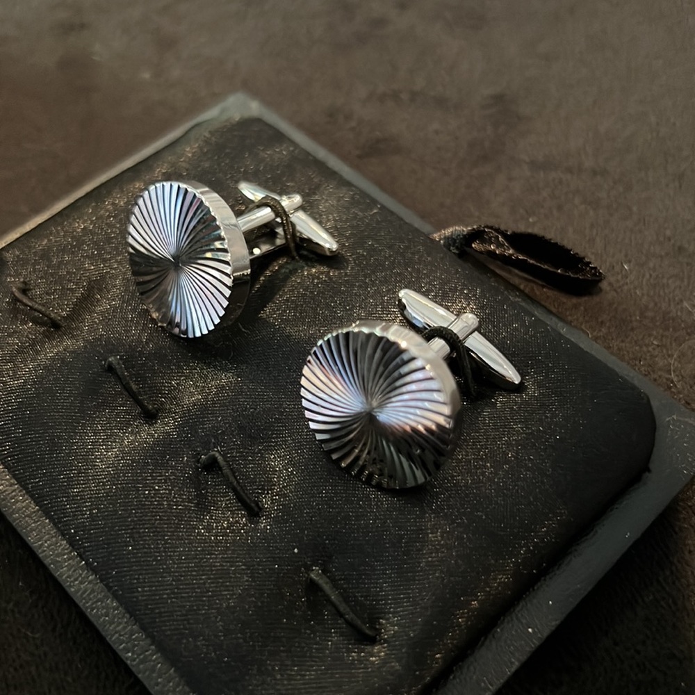 SILVER CUFFLINKS, 2 pairs, new! - Picture 4 of 7